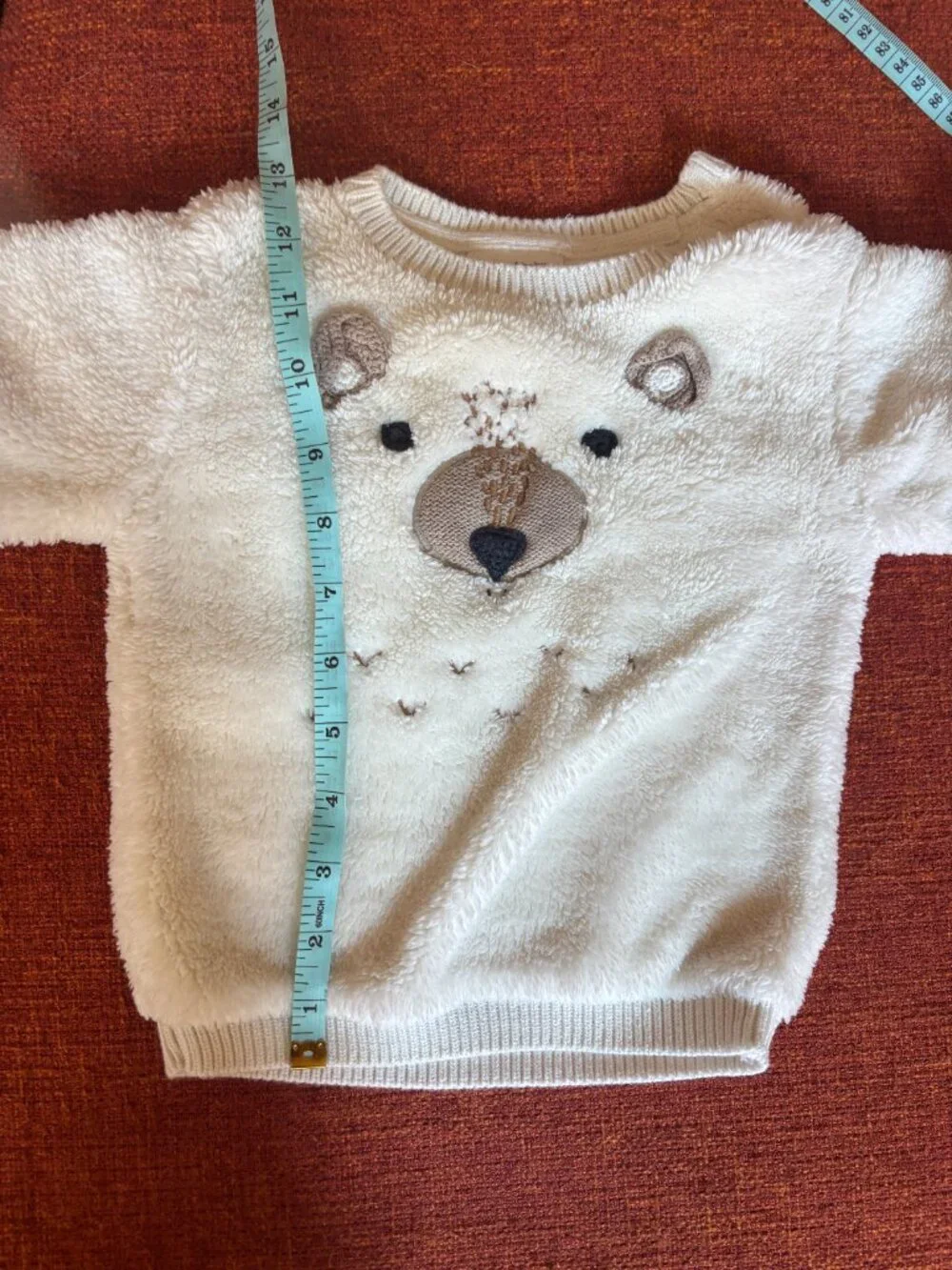Next Baby Fleece Bear Sweater and Pants Set 12-18 Months